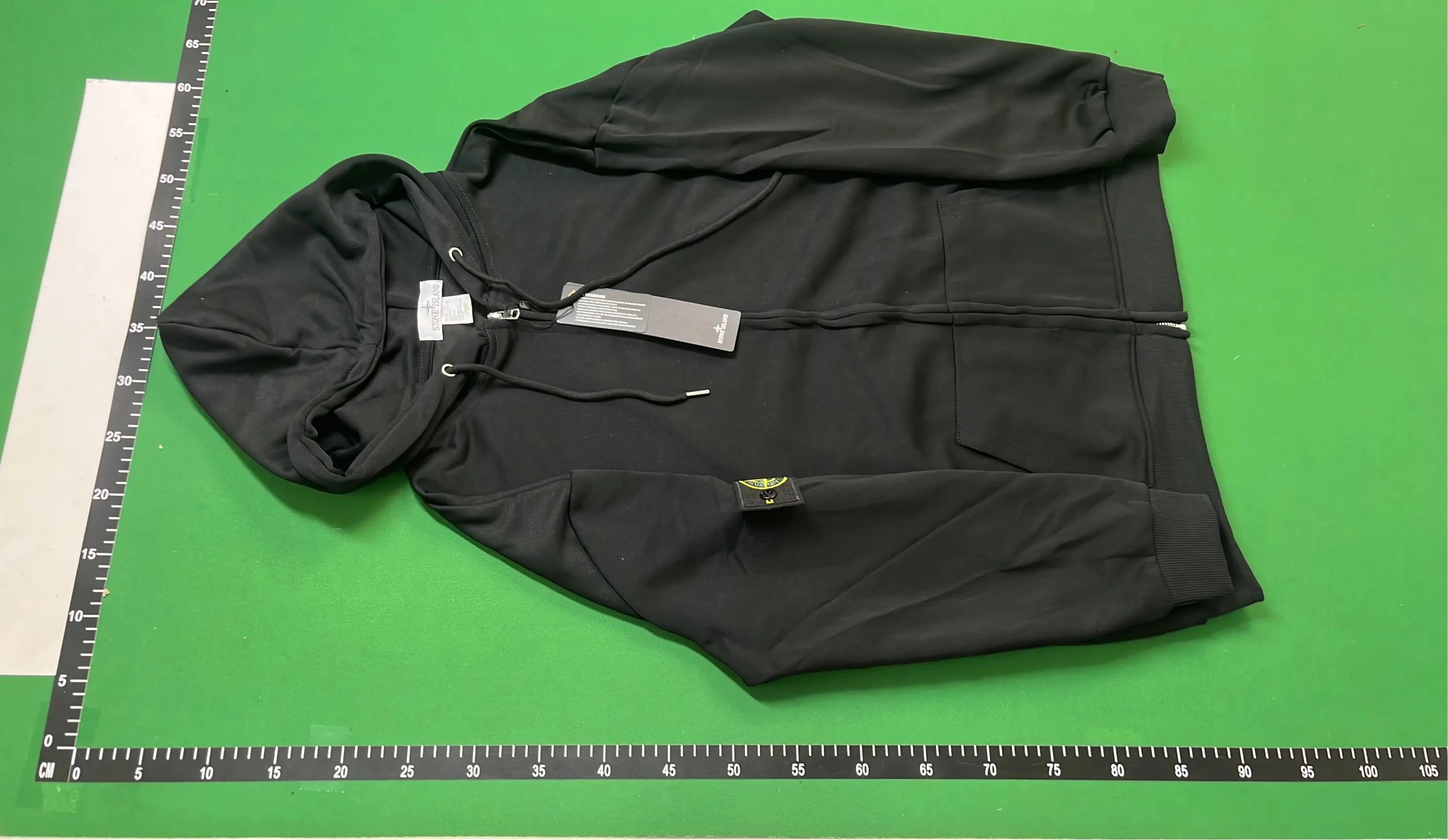 Stone island zip-up sweatshirt